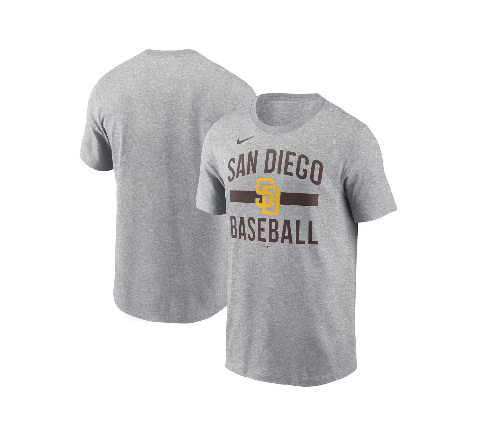 Nike Мужская серая футболка San Diego Padres