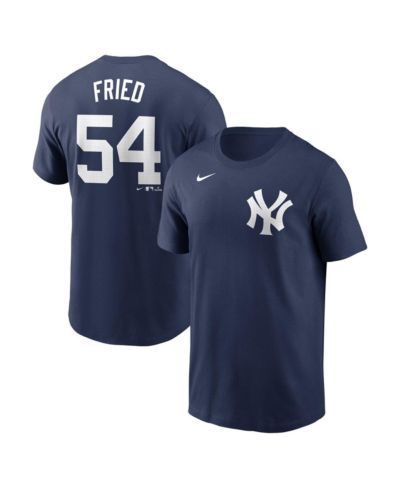 Мужская футболка Nike Max Fried Navy New York Yankees