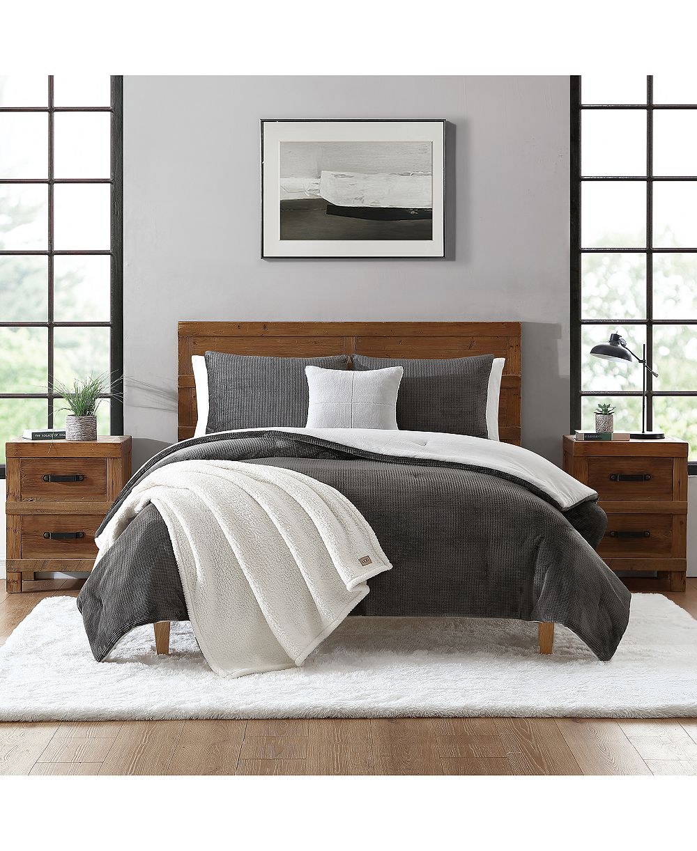 UGG® Brody Reversible 5-Pc. Comforter Set, Full/Queen