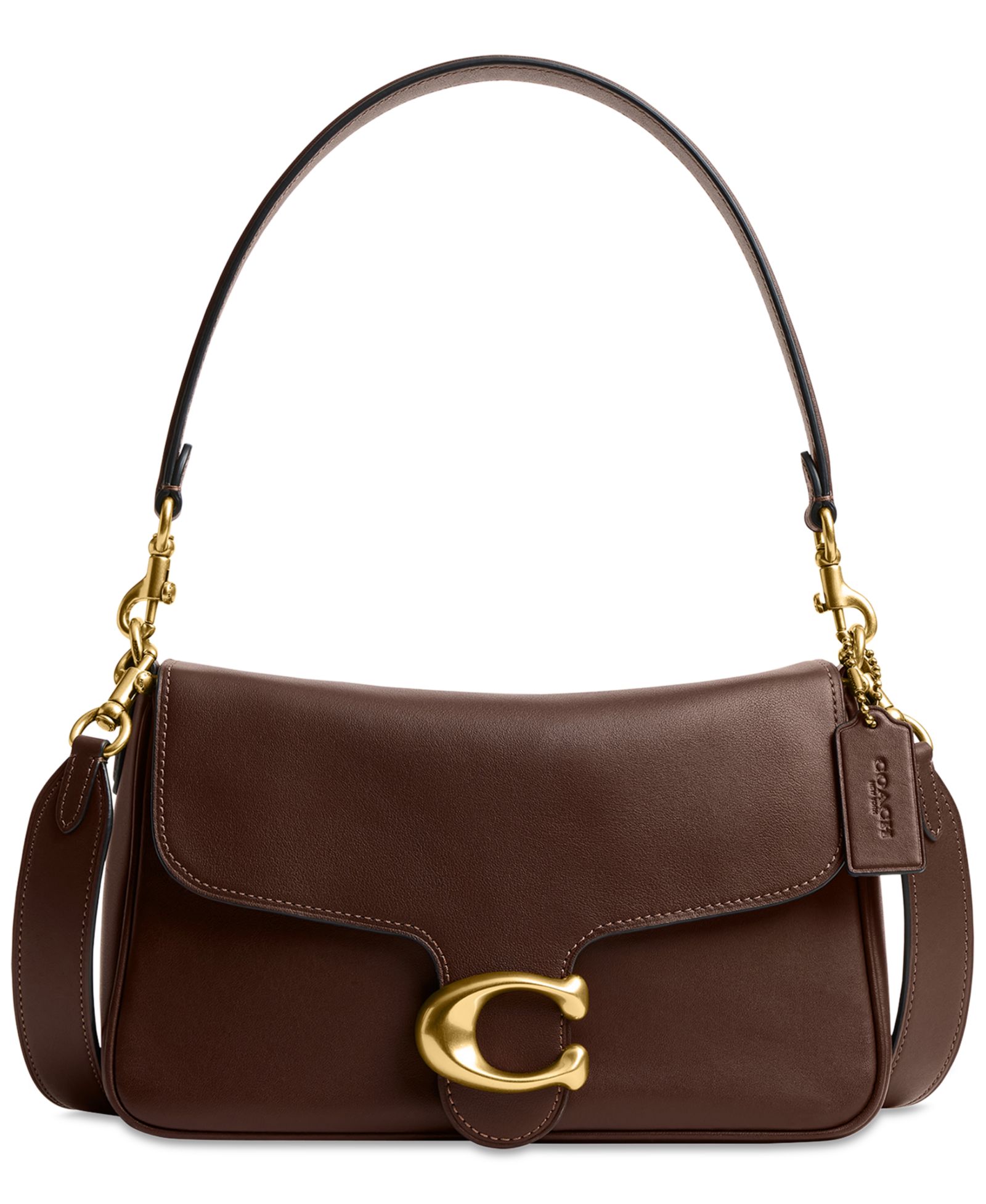 COACH Soft Tabby Small Leather Shoulder Bag