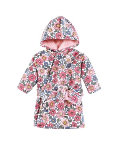 Pink blue pretty floral