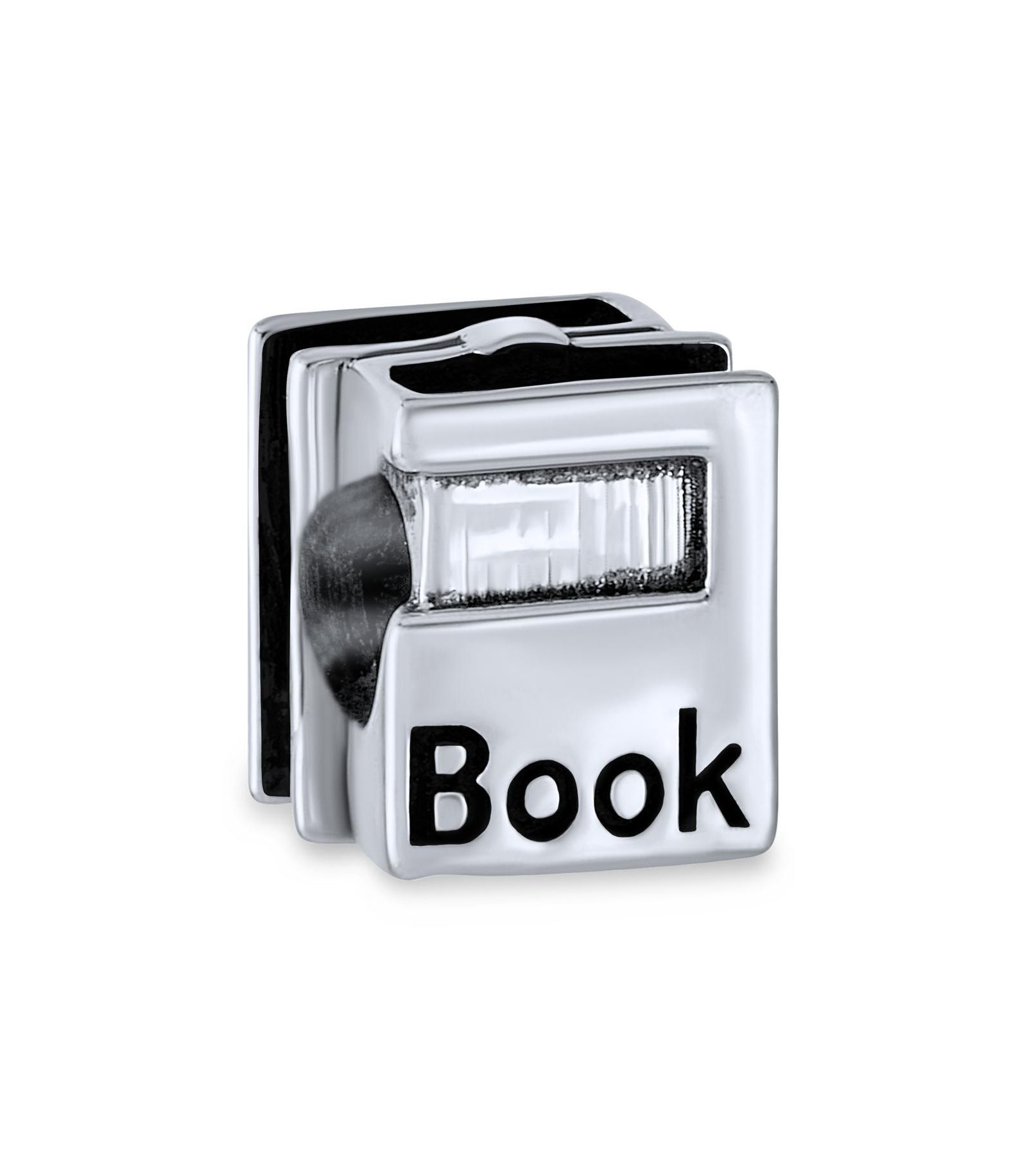 Bling Jewelry Graduate Books Graduation Charm Bead for Bracelet .925 Sterling Silver