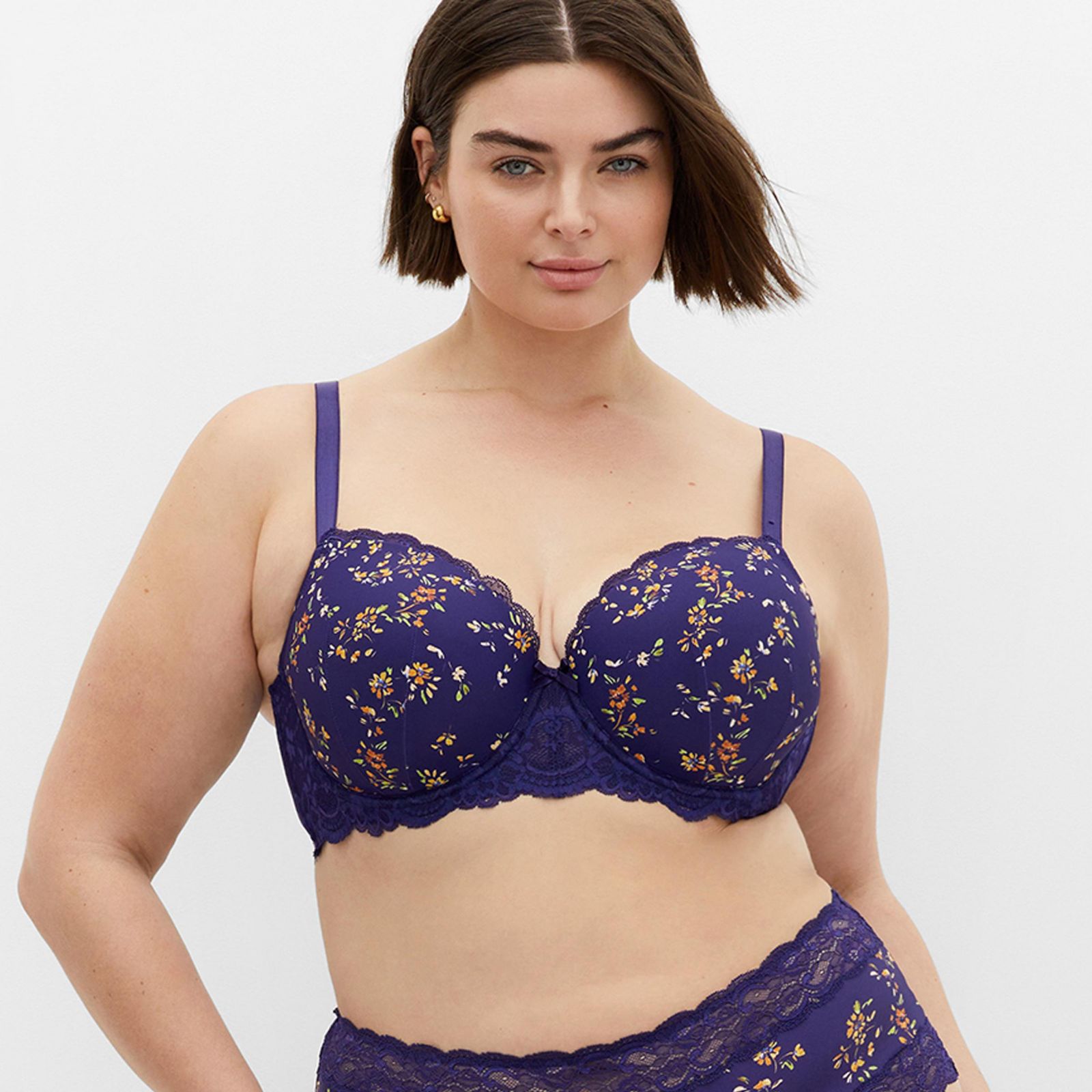 CITY CHIC Plus Size бюстгальтер Hailey с принтом Contour
