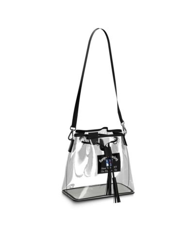 WEAR by Erin Andrews New York Rangers Clear Stadium Bucket Purse