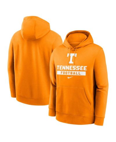 Nike Men's Tennessee Orange Tennessee Volunteers Football Stack Club Fleece Pullover Hoodie