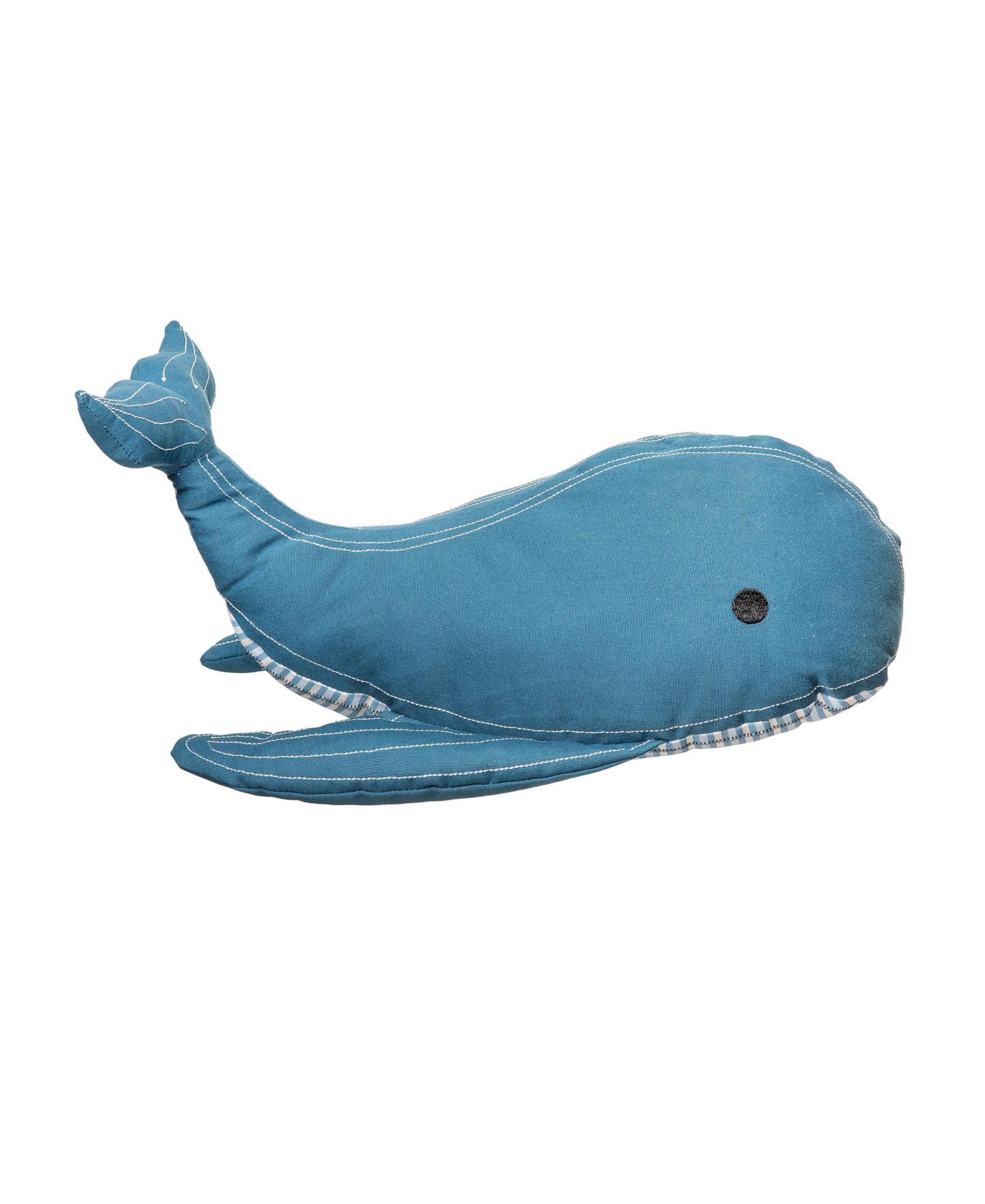 Декоративная мини-подушка C&F Home Blue Whale из смесового хлопка