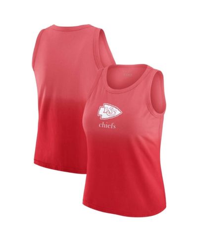 WEAR by Erin Andrews x Gracie Hunt Women's Red Kansas City Chiefs Ombre Tank Top