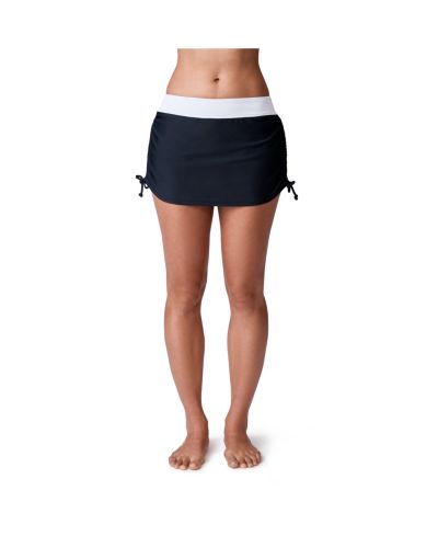 Free Country Women's Side Shirred Swim Skirt