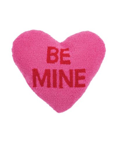 Декоративная подушка "BE MINE" Heart Valentine's Day Hooked Accent 15" x 17"