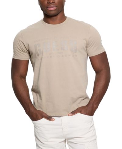 Мужская футболка GUESS Relaxed Fit с коротким рукавом и логотипом
