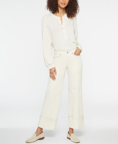 NYDJ Women's Teresa Wide Leg Wide Cuff Jeans