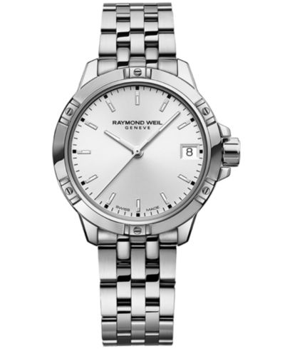 Raymond Weil Women's Swiss Tango Quartz Stainless Steel Bracelet Watch 30mm