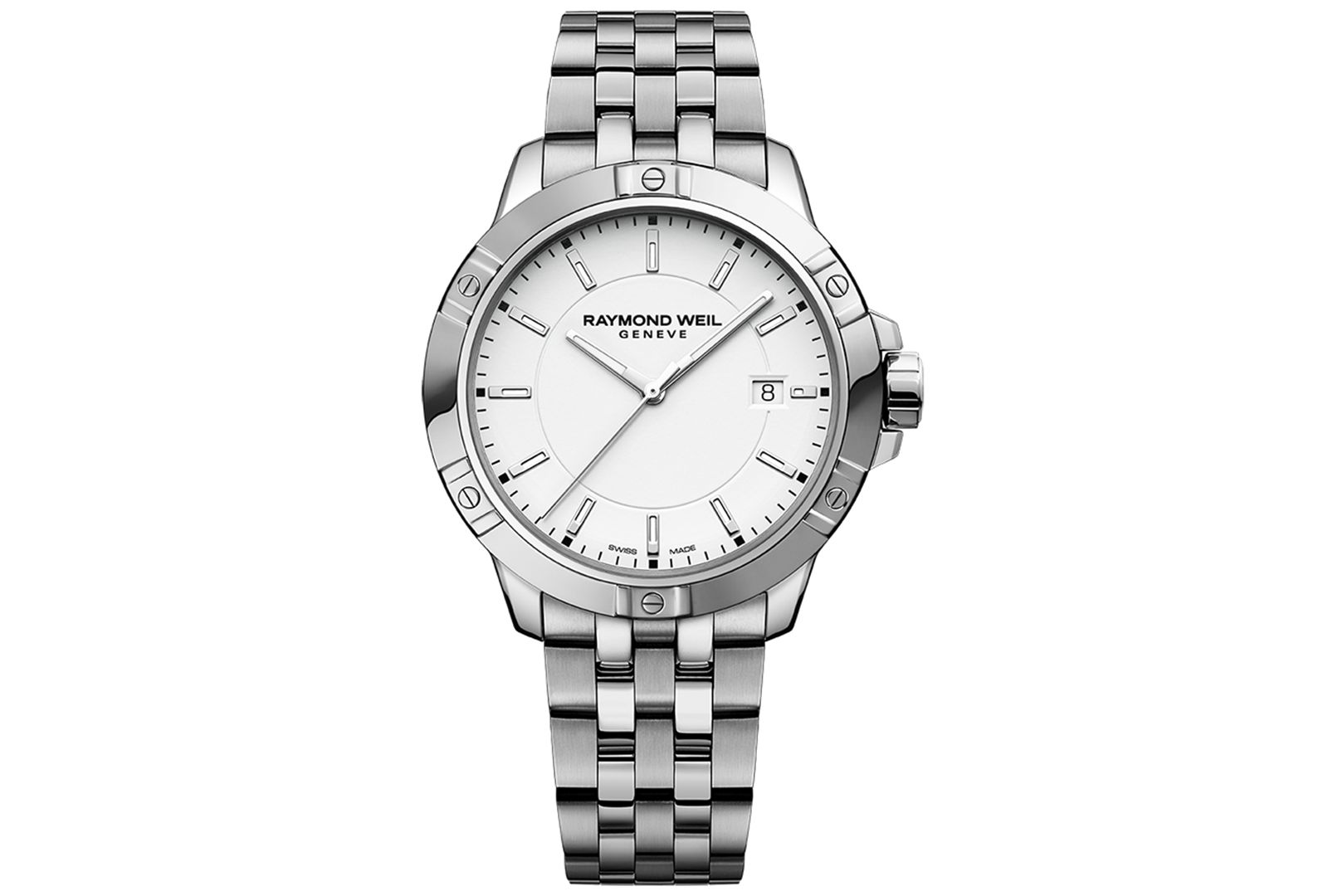 Raymond Weil Мужские швейцарские кварцевые часы Tango из нержавеющей стали с браслетом 41mm