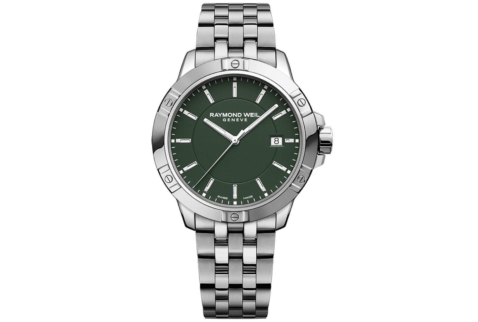 Мужские наручные часы Raymond Weil Swiss Tango Quartz, сталь, 41mm