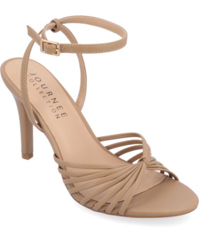 Journee Collection Women's Vanita Stiletto Strappy Dress Sandals