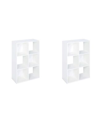 Декоративный органайзер ClosetMaid Decorative Home 6-Cube Cubeicals для хранения, белый (2 шт.)