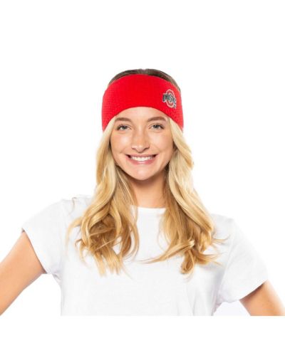 Повязка на голову ZooZatz Scarlet Ohio State Buckeyes Fashion Knit