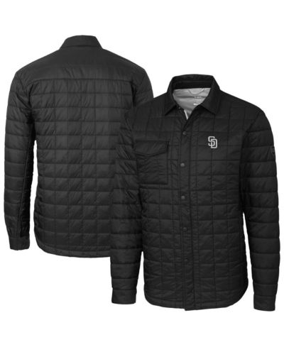 Мужская рубашка-куртка Cutter & Buck San Diego Padres Rainier PrimaLoft Eco Insulated Quilted Full-Zip