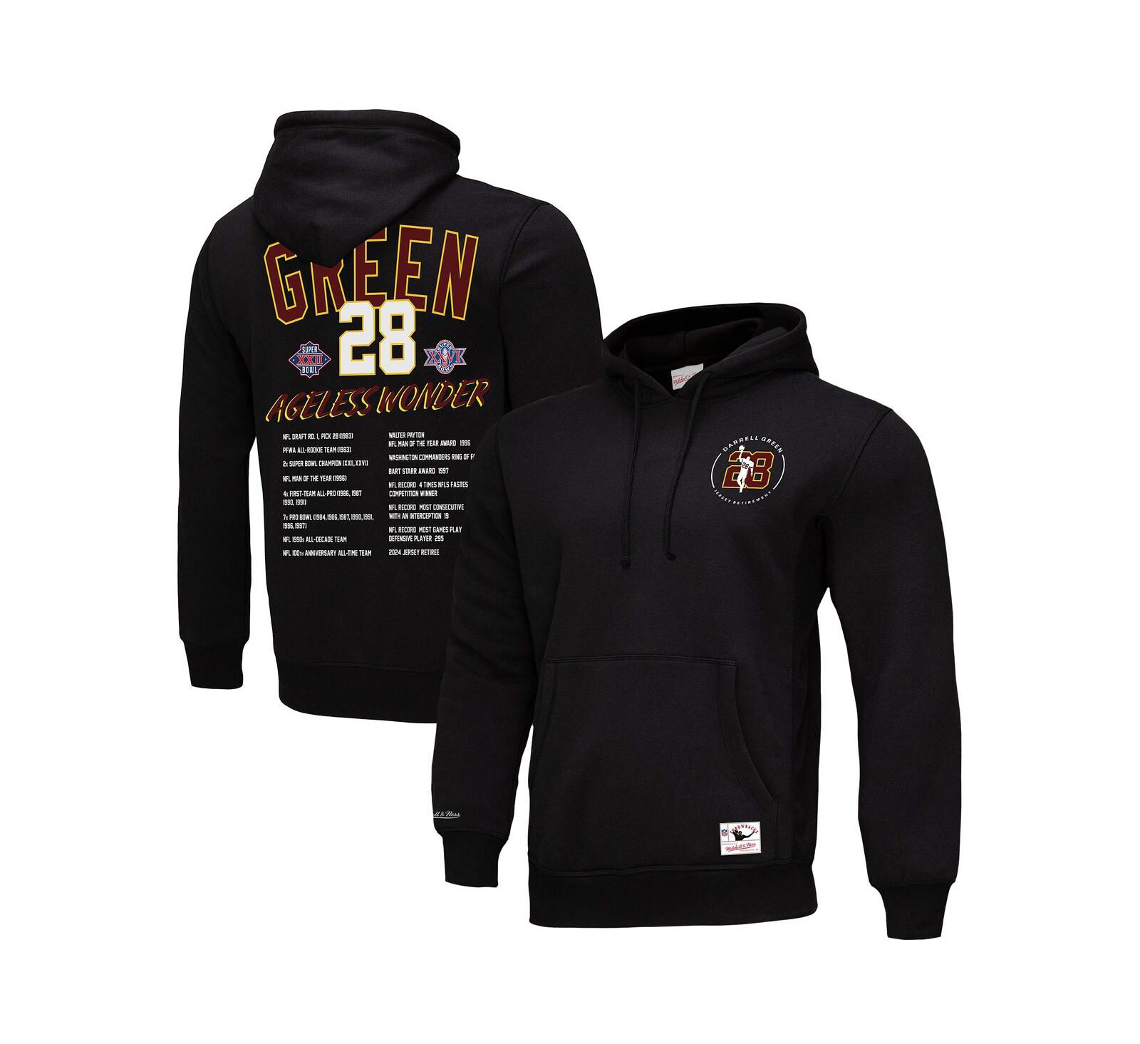 Мужское худи Mitchell & Ness Darrell Green Washington Commanders Wonder Pullover