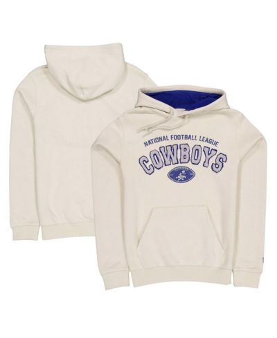 Мужское худи New Era Dallas Cowboys, кремовое, исторический дизайн