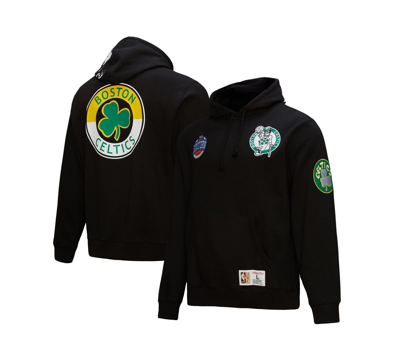 Mitchell & Ness Мужское худи Boston Celtics Blackout Collection