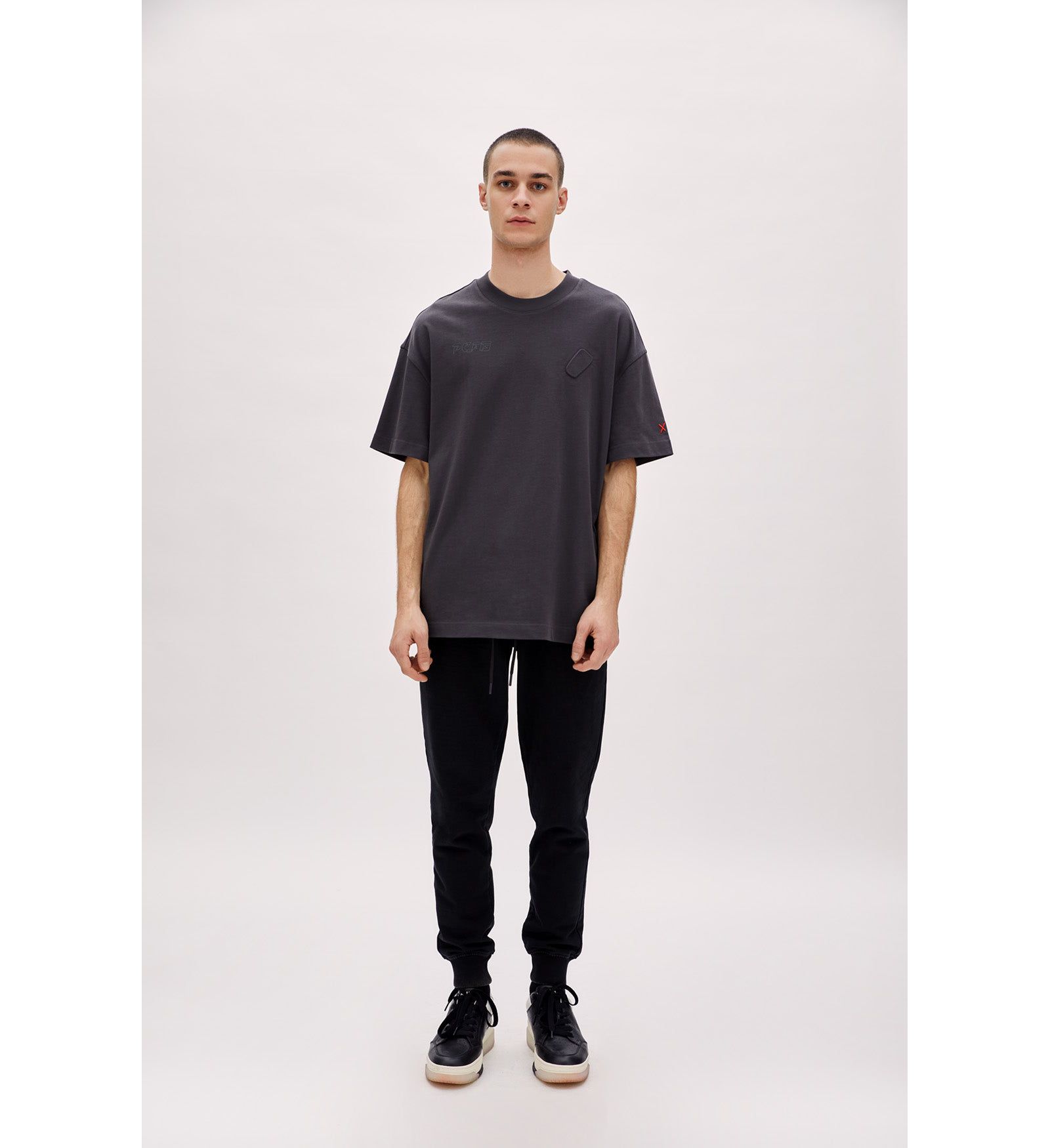 PCFG Men's Cotton Tee With Emboss Detail
