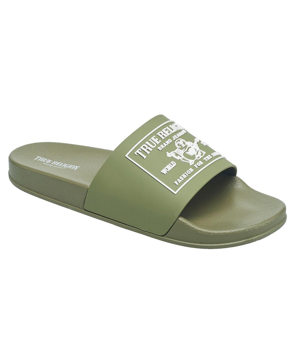 True Religion Men's Kendrick Logo Slide