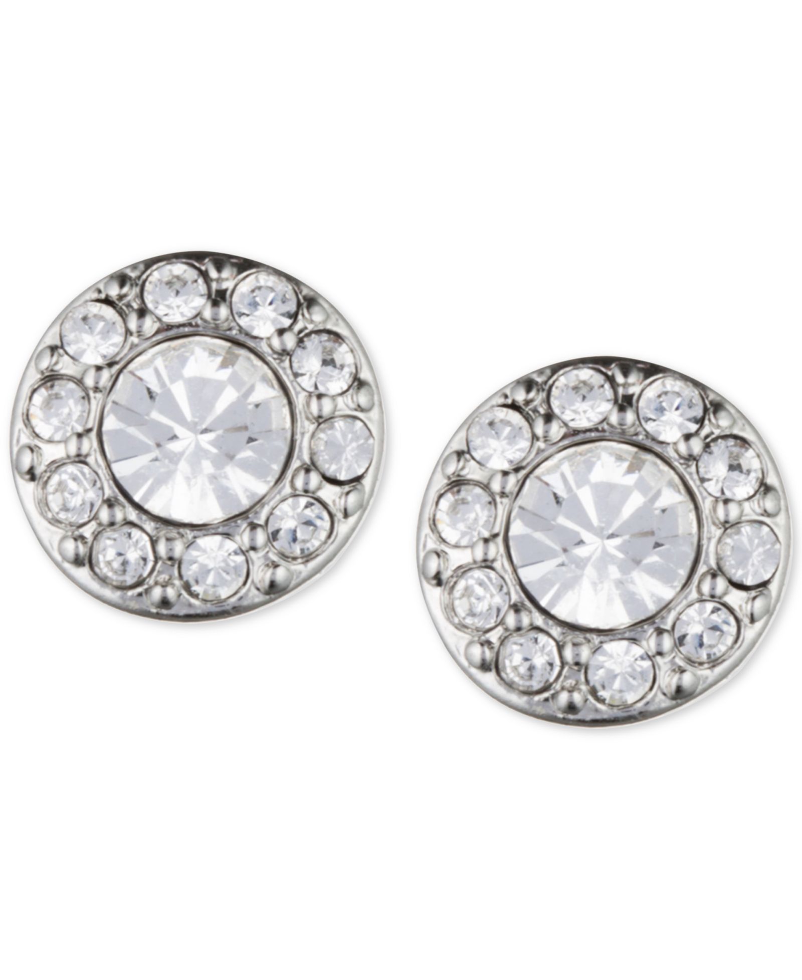 Серьги-гвоздики Givenchy Small Crystal Pavé Stud