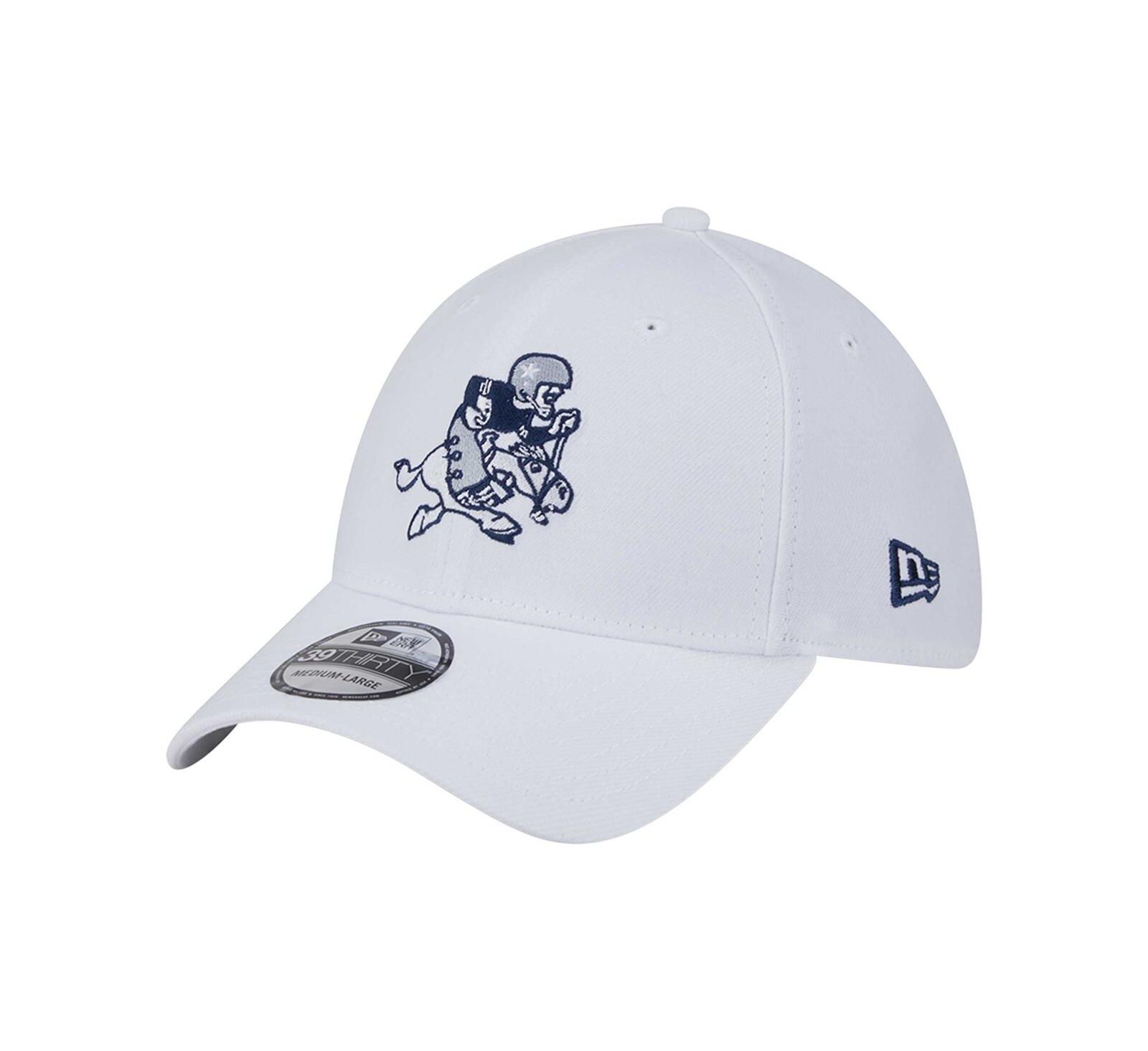 Кепка New Era мужская белая Dallas Cowboys Throwback 39THIRTY Flex