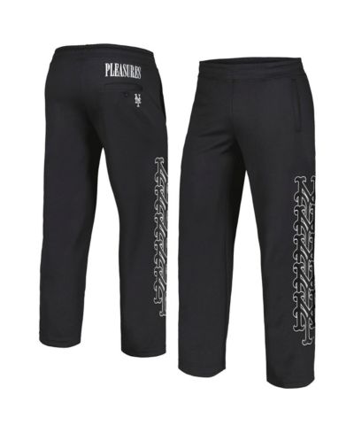 Мужские брюки PLEASURES Black New York Mets Pitcher Track Pants
