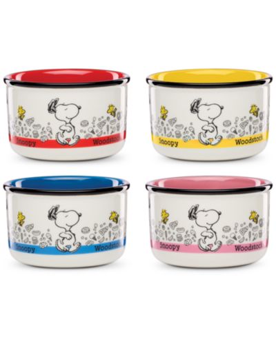Lenox Chef Snoopy Snack Bowls, Set of 4