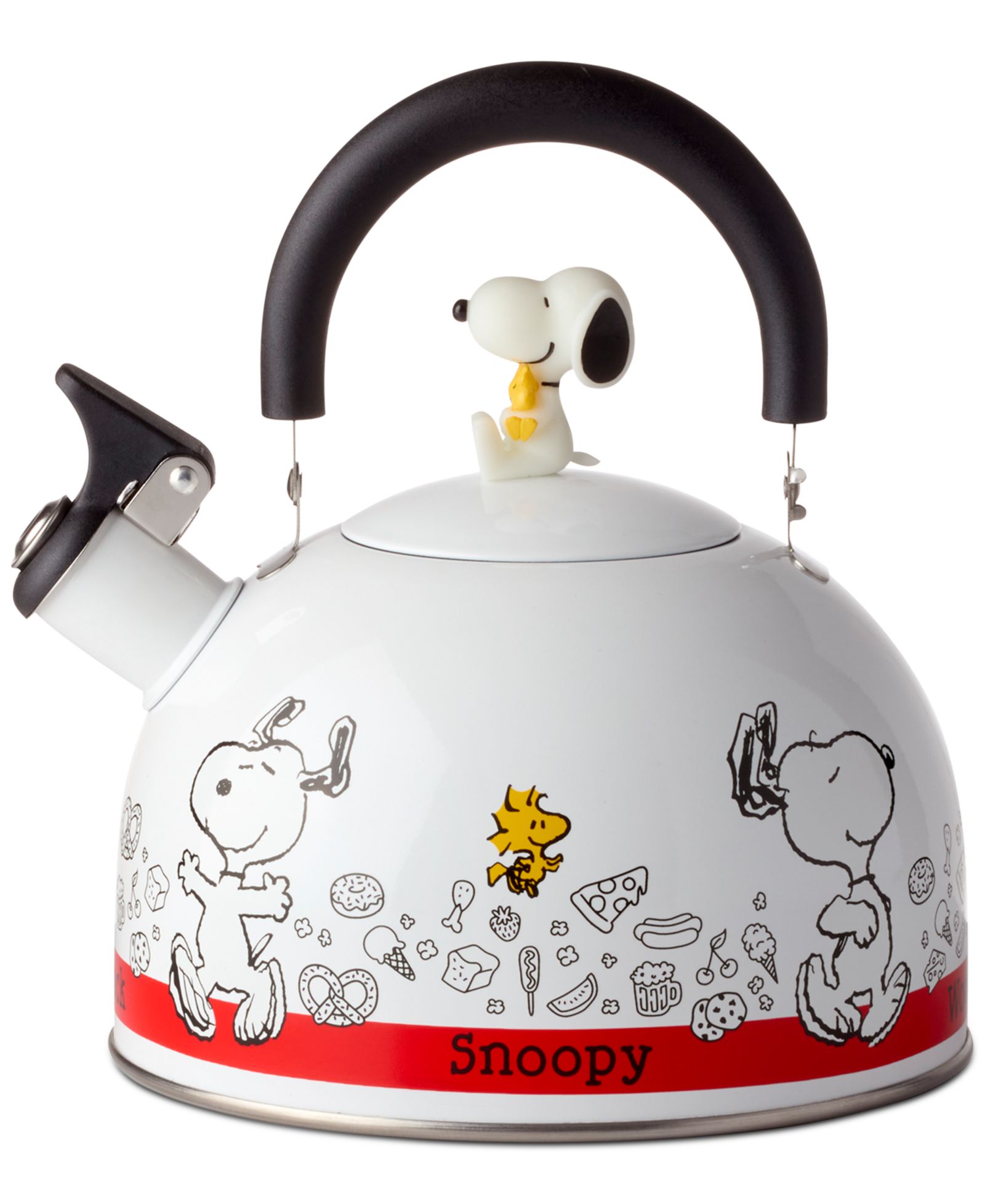 Lenox Chef Snoopy Enamelware Tea Kettle