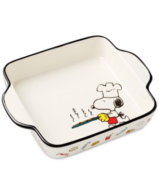 Lenox квадратная выпечная форма из шунгита Chef Snoopy