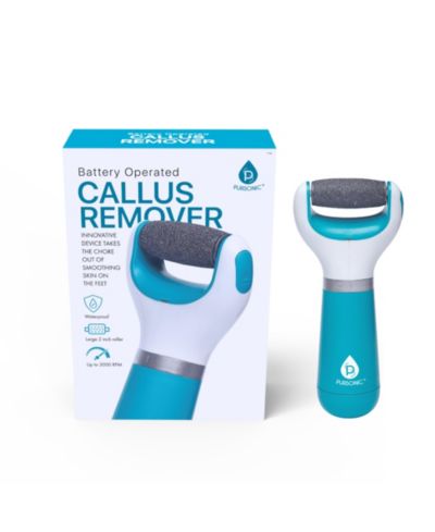 PURSONIC Battery-Operated Callus Remover  Effortlessly Smooth Feet with Waterproof, Safe & Comfortable Device