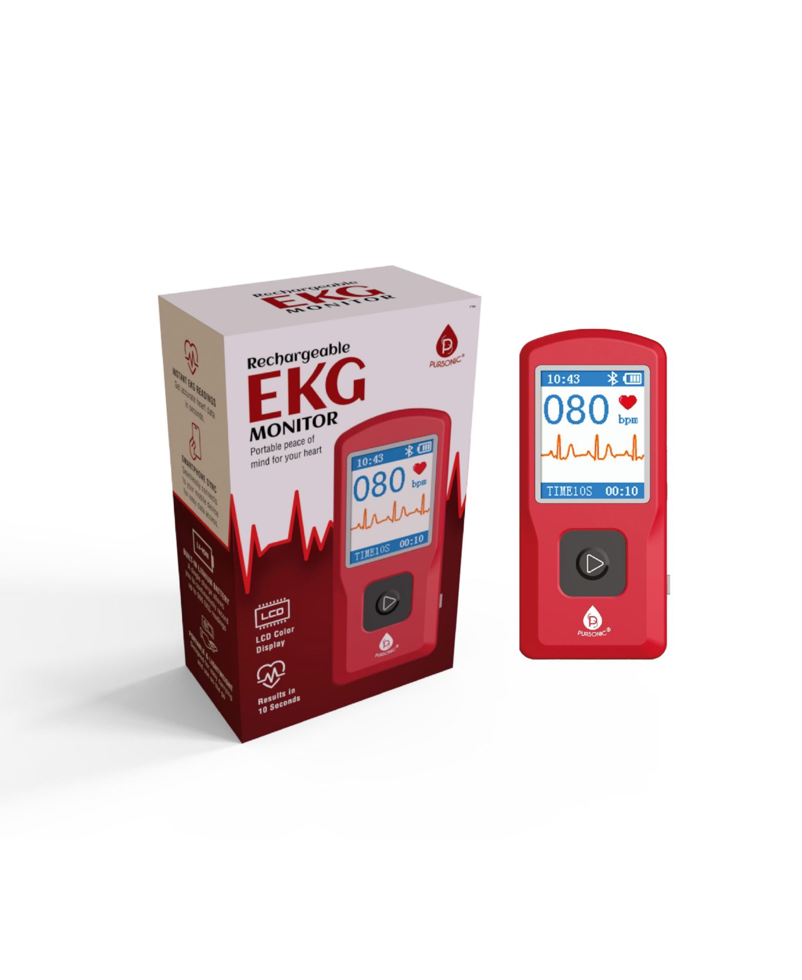 Rechargeable EKG Monitor