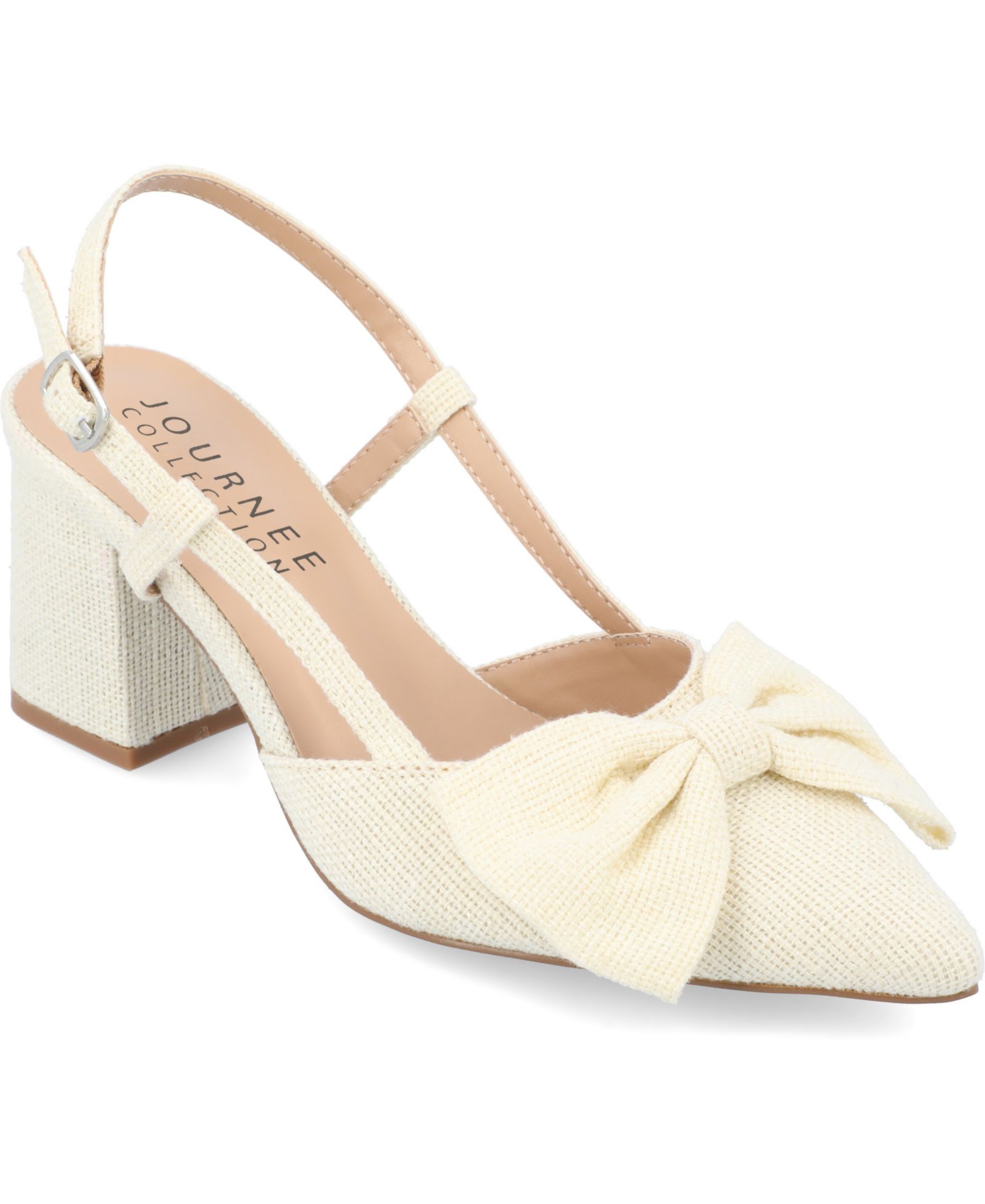 Journee Collection Women's Tailynn Block Heel Slingback Pumps