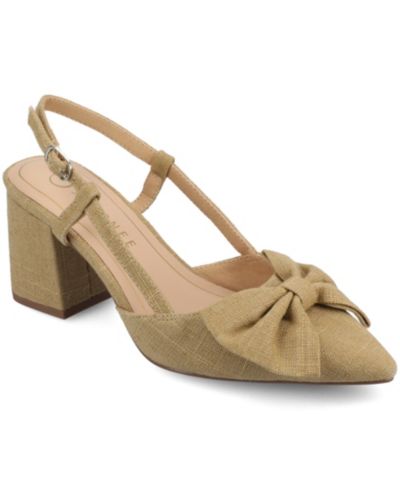 Женские туфли-лодочки Journee Collection Tailynn Block Heel Slingback
