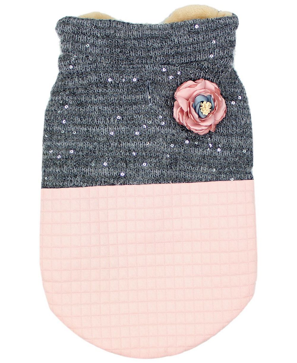 Куртка для собак Parisian Pet Fancy Flower Quilted Pink
