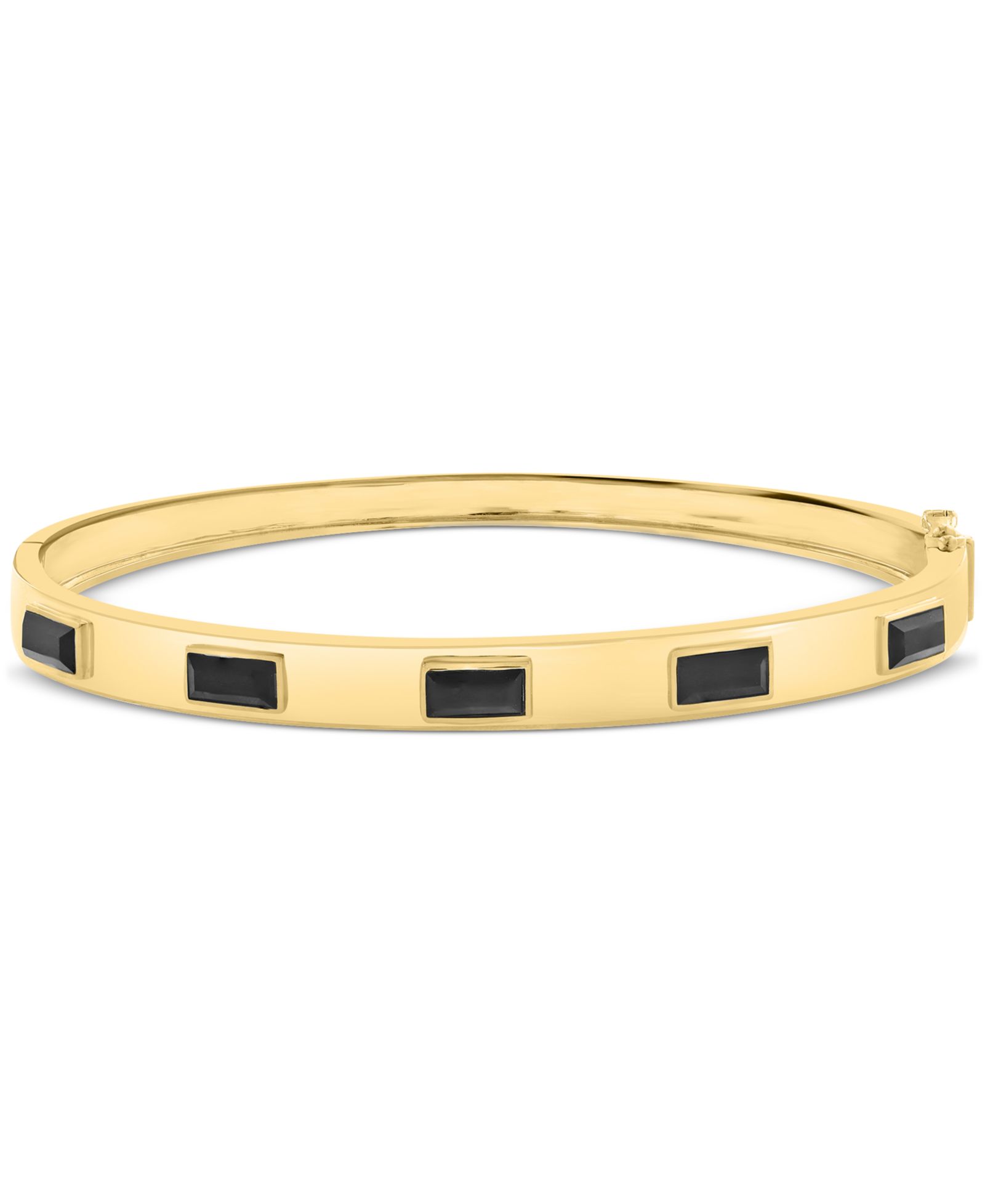 Браслет EFFY Collection Onyx (1-1/3 ct. t.w.) из золота 14k поверх серебра