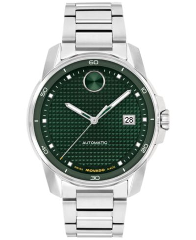 Movado Men's Bold Verso Swiss Automatic Stainless-Steel Watch, 41mm