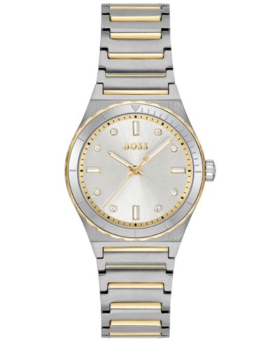Hugo Boss Women's Candor Sport Quartz Two-Tone Stainless-Steel Watch, 32mm