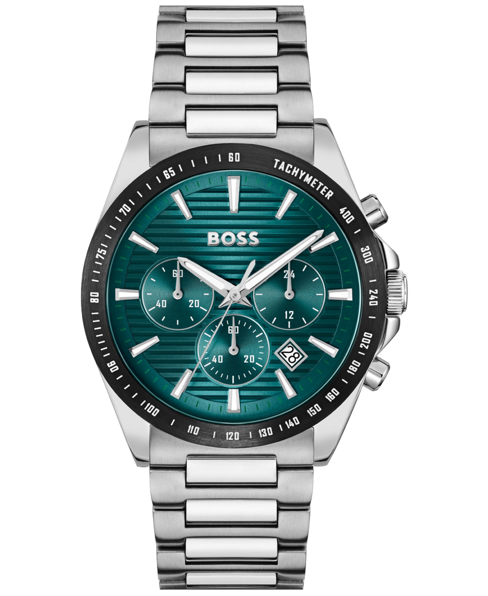 Мужские часы Hugo Boss Men's Strike Quartz Chronograph из нержавеющей стали, 41mm