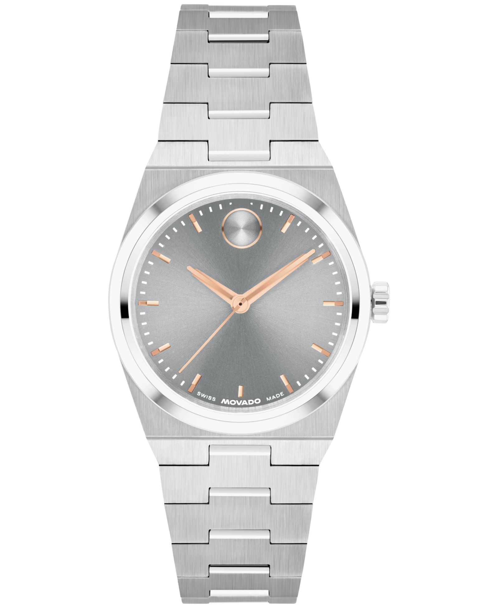 Женские часы Movado Bold Quest Mini Swiss Quartz Stainless-Steel, 28mm