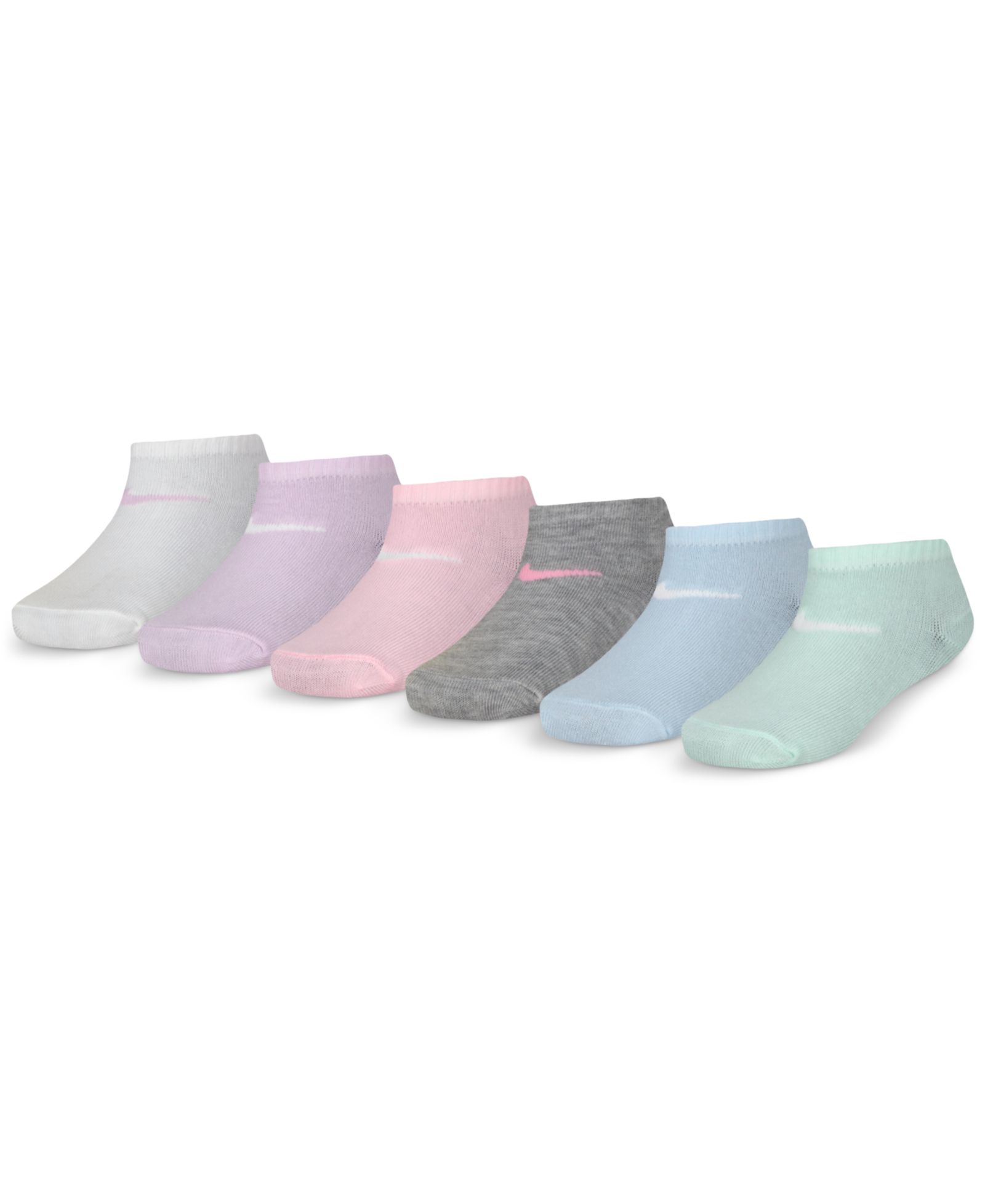 Nike Детские носки Metallic Swoosh, 6-Pack
