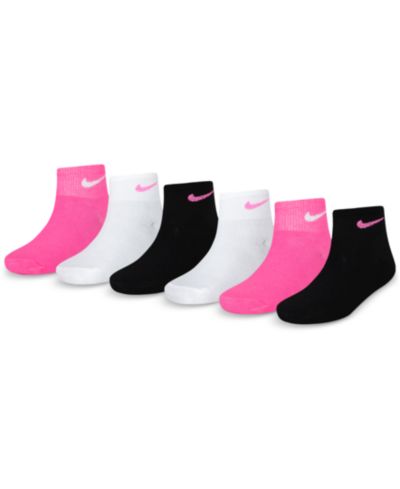 Носки Nike Metallic Swoosh для девочек, 6 пар