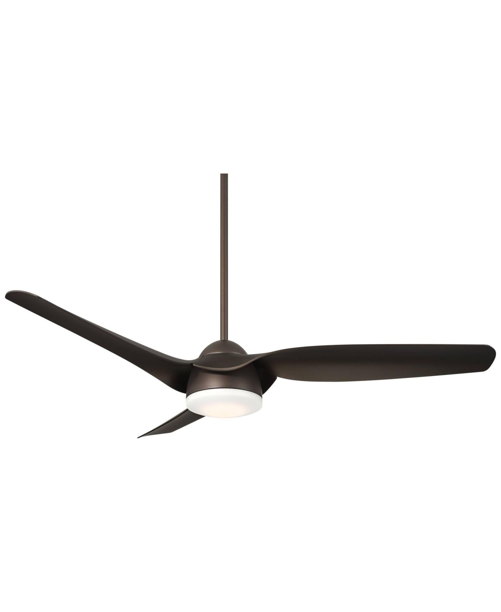 Casa Vieja 54 Inch 3 Blade LED Light with Remote Control Damp Rated Ceiling Fan