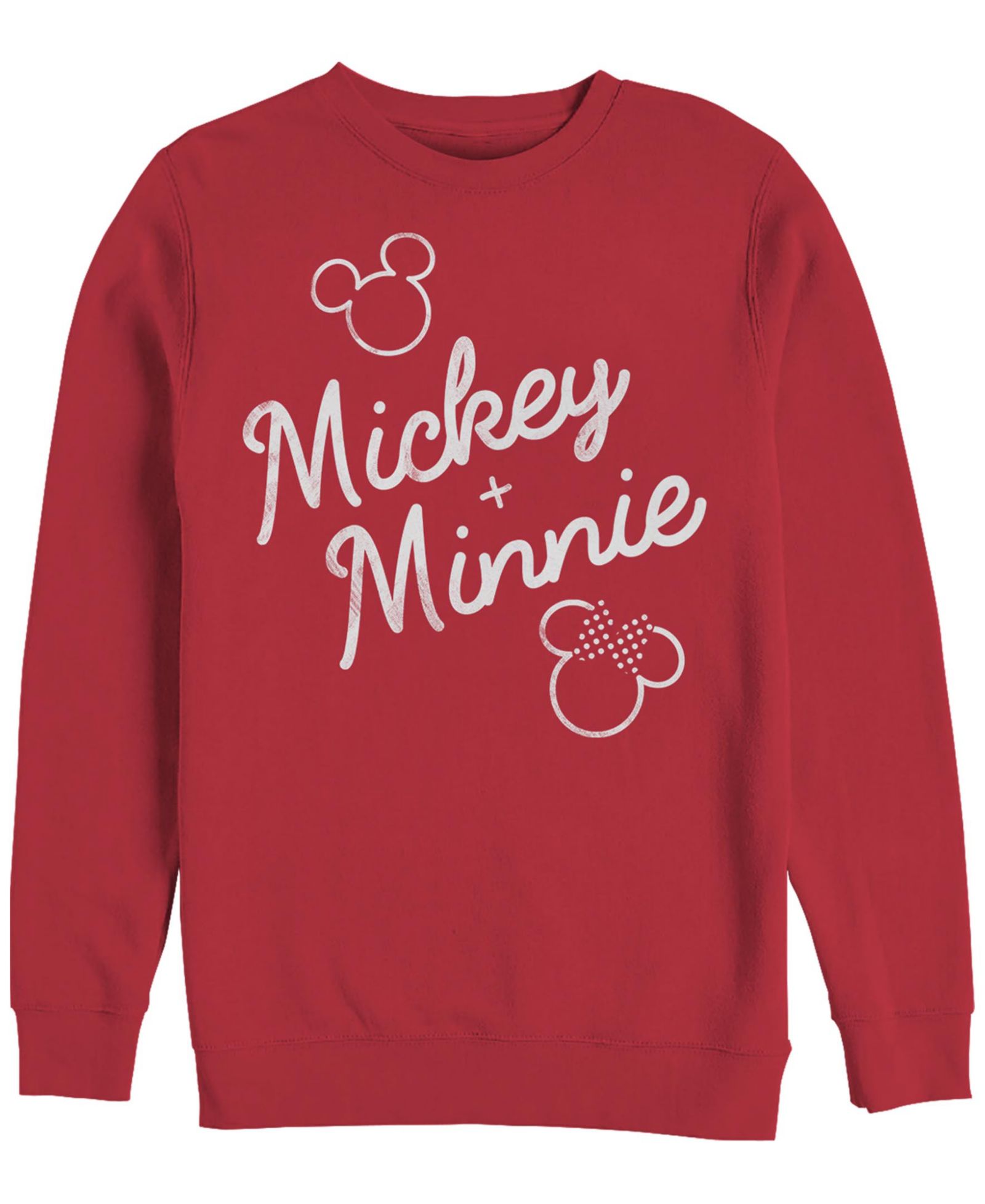 Fifth Sun Мужской флисовый свитшот Mickey & Minnie Signed Together Crew