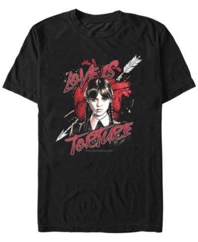Мужская футболка Fifth Sun Wednesday Addams Love is Torture Short Sleeve