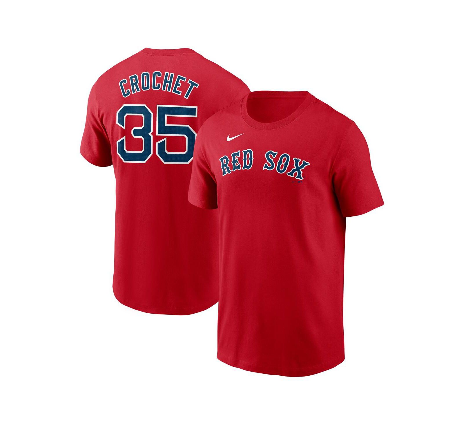 Nike Мужская футболка Boston Red Sox Garrett Crochet Red