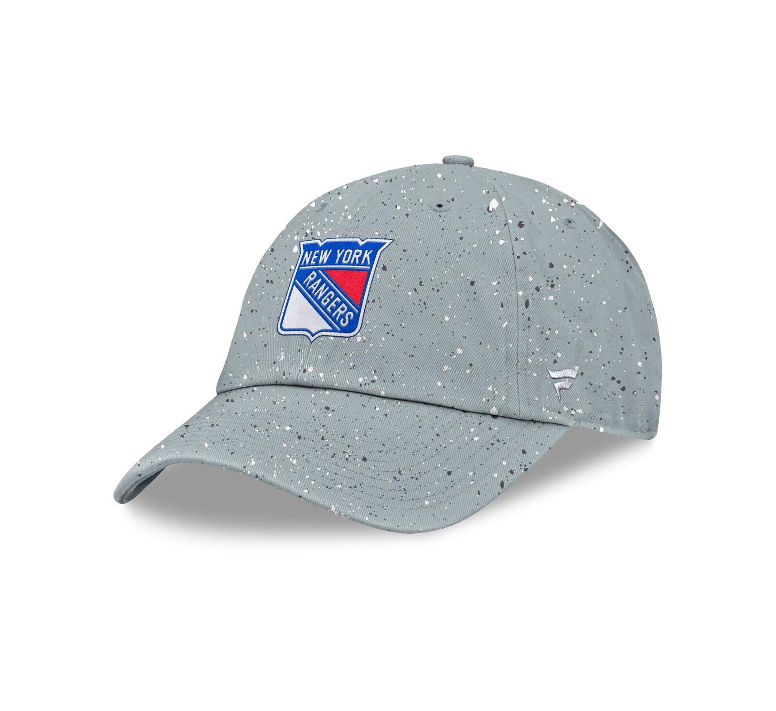 Fanatics Women's Gray New York Rangers Heritage Snow Day Speckle Adjustable Hat
